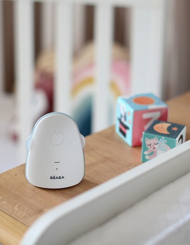 Audio Baby Monitor SIMPLY ZEN - con Cavo USB + Adattatore Europeo - Tecnologia Zero Emissioni - Semplice e Affidabile con Funzio