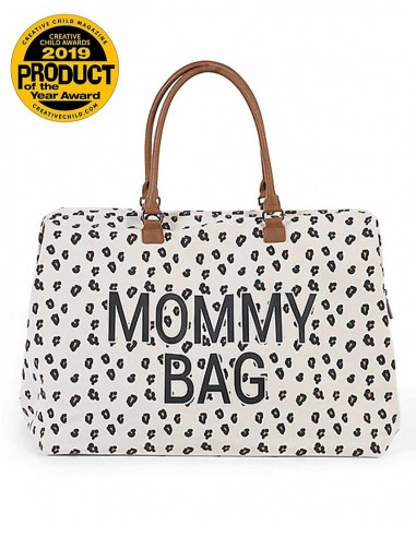Mommy Bag Borsa Fasciatoio - 55x30x40 cm -fantasia panna nero- Include materassino per il cambio!