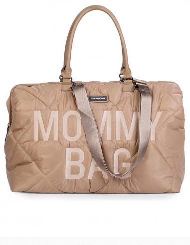 Mommy Bag Trapuntata Borsa Fasciatoio - 55 x 30 x 40 cm - Beige - Include Materassino per il Cambio!