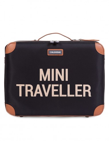 Valigia Bimbi Mini Traveller - Nero/Oro - 40 x 30 x 15 cm