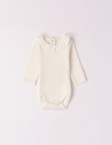 Body con colletto arricciato neonata Minibanda