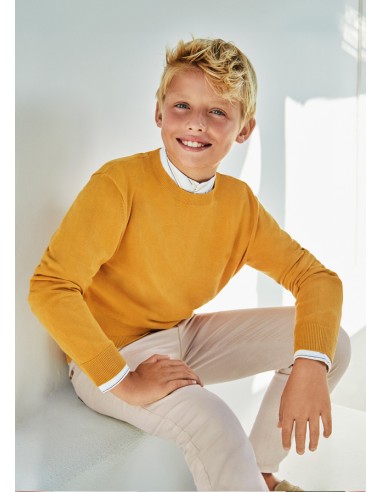 Maglione ragazzo manica lunga in cotone leggero Mayoral