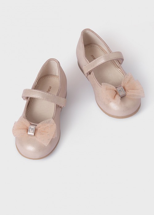 Ballerina rosa gold con fiocco   Mayoral