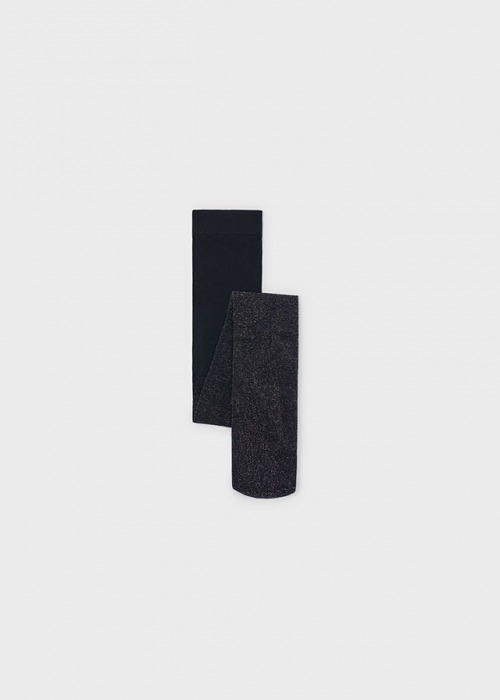 Collant Lurex NERO Bimba... 2